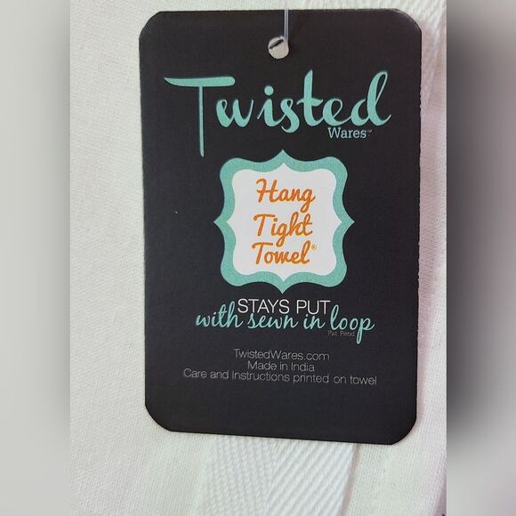 Twisted Wares White Hang Tight Tea Kitchen Towel Welcome to the Shitshow! NWT - Picture 8 of 9